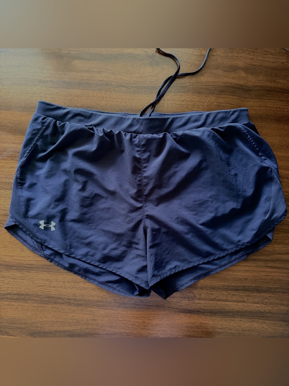 Under Armour Women's Black Heatgear Athletic Running Shorts